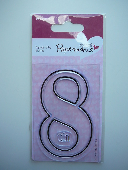 Razítko-číslice 8 cm — foto 1