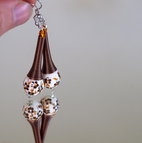 Spirály hnědé porcelánky — foto 1