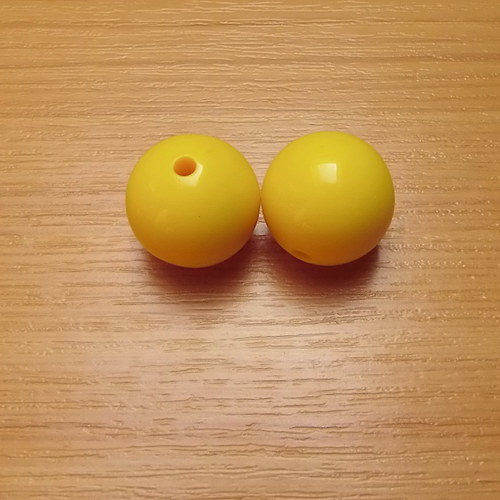 Akrylové korálky - 20mm - 5 kusů