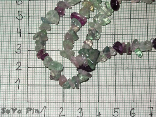 Fluorit zlomky ;18 cm