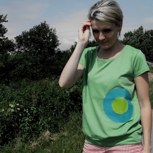 Tričko.ko.lečko - turquoise&green — foto 1