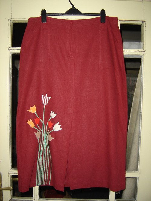 RECYsukně "tulí se tulipán" — foto 1