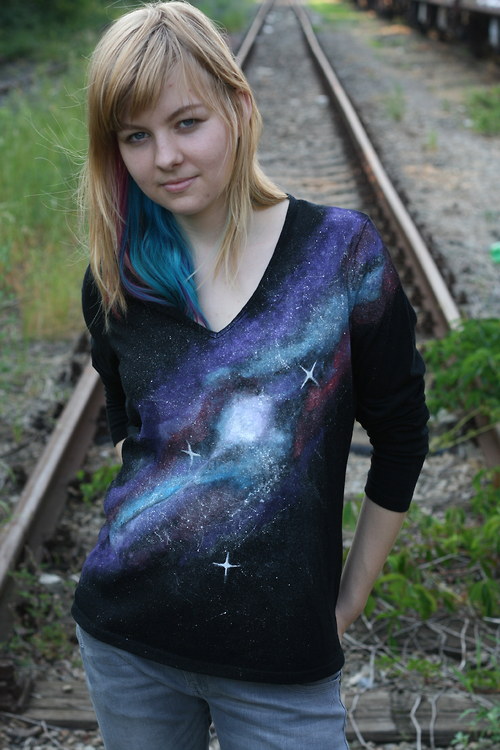 Galaxy tričko — foto 1