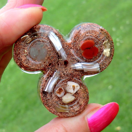 50% SLEVA* Amulet 2 * Triskel s Jaspisem — foto 1