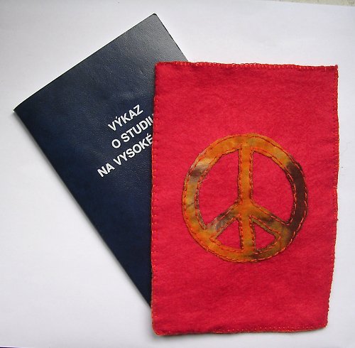 Obal (nejen) na index...Peace SLEVA — foto 1