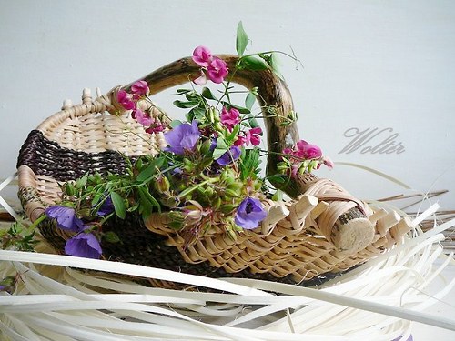 Košík ,,Robinson,,I. - přírodní madlo — foto 1