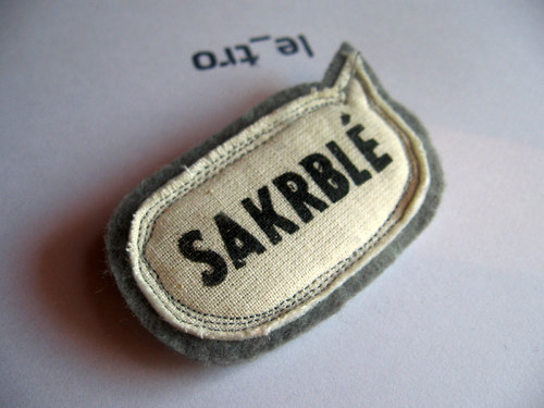 Brož SAKRBLÉ — foto 1