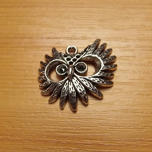 Sova - starostříbro - 31mm x 29mm — foto 1