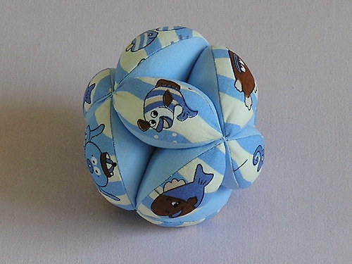 Japonský balonek - Light Blue Fishes — foto 1