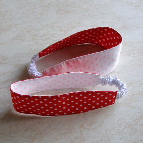 Čelenka oboustranná - textilní — foto 1