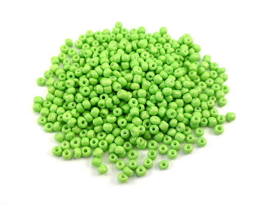 Rokajl 6/0 - 4mm svěže zelený, 20/50/100g