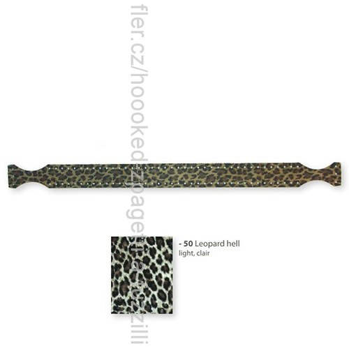 Ucho pro tašku Hoooked, leopard, 68x4cm - světlá