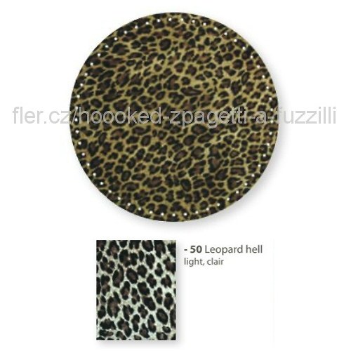 Dno kruhové Hoooked, pr.28cm, leopard - světlá