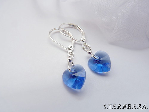 Blue Swarovski Heart — foto 1