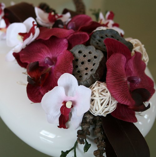 Celoroční dekorace s orchidejemi — foto 1