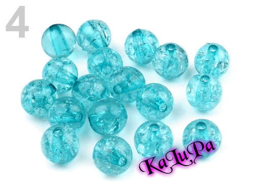 Korálky KRAKL kulička Ø10mm plast-20 kusů