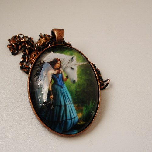 Forêt Fée avec licorne — foto 1