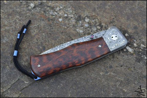 Nůž / Damasteel / Snakewood — foto 1