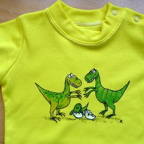 Žluté s dino rodinkou — foto 1