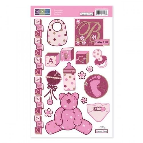 Scrapbook Samolepky Teddy Bear Girl — foto 1
