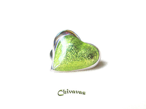 Srdcový Pin V Zelené — foto 1