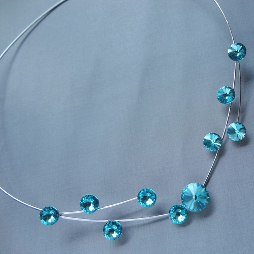 Light Turquoise jiskření — foto 1