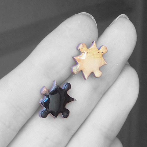 Mini Klimt earrings — foto 1