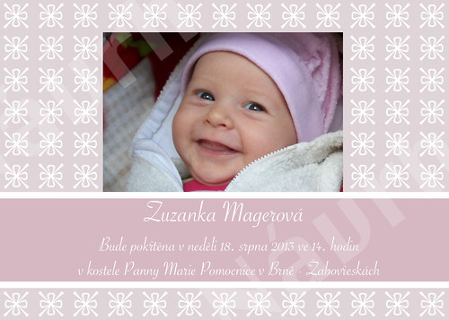 Pozvánka na křtiny — foto 1