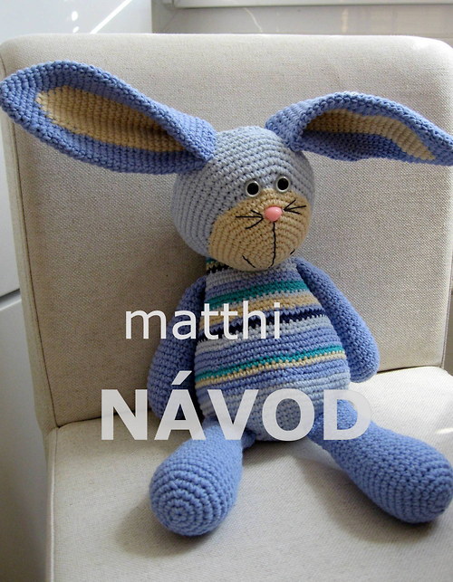 Matyho králíček do postýlky - NÁVOD