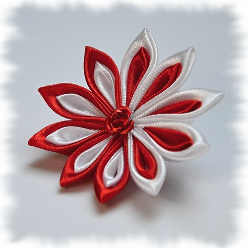 Kanzashi kytička 8 — foto 1