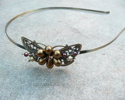 Čelenka : Golden butterfly " — foto 1