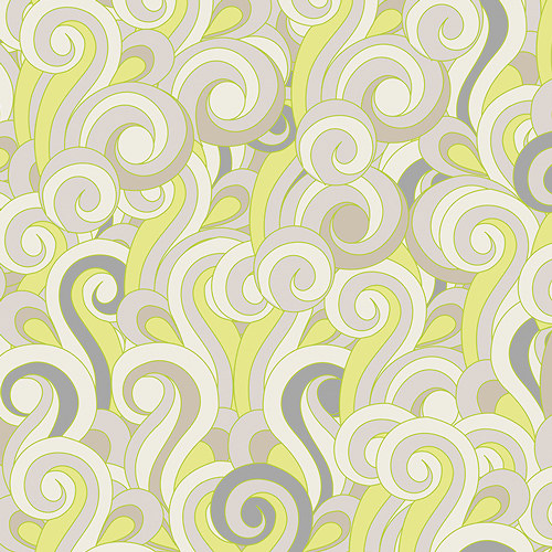 100% bavlna - Swirls Citrus (za 0,5 m) - SLEVA!