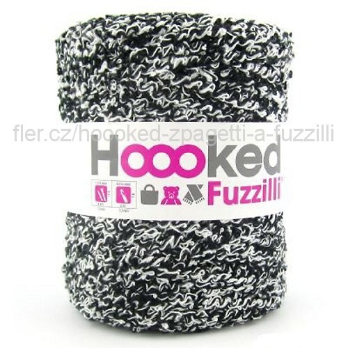 Hoooked Fuzzilli - černá-bílá (130 m) — foto 1