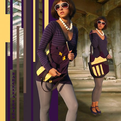 Kabelka PURPLE TONE — foto 1