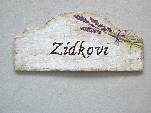 Cedulka na dveře na přání — foto 1