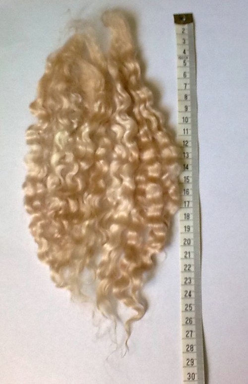 Vlásky - přírodní blond 100% mohér — foto 1