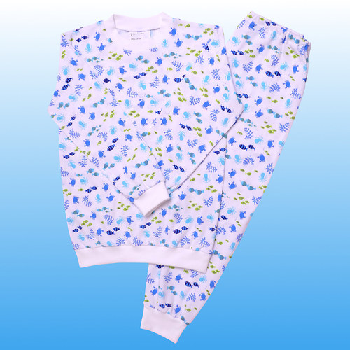 Pyžámko bílé s rybkami v.110 — foto 1