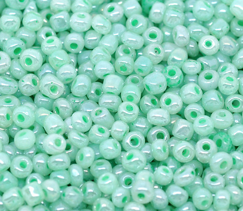 Rokajl 6/0 cca 4mm/ zelená / 20g