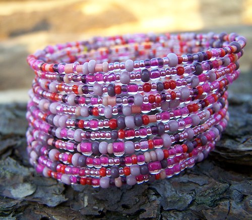 Náramek Rainbow Colors Pink & Violet — foto 1