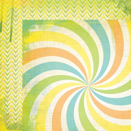 Oboustranný papír na scrapbook Psychedelic — foto 1