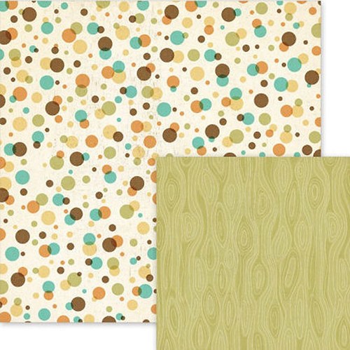Oboustranný papír na scrapbook Sleeping Bag — foto 1