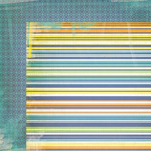 Oboustranný papír na scrapbook Stripes — foto 1