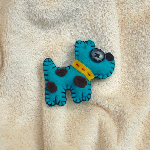 Doggie dog - žlutý obojek