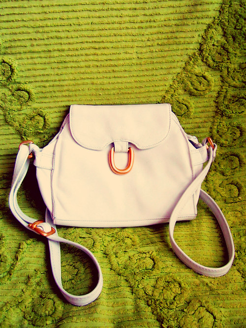 Retro kabelka white&gold — foto 1