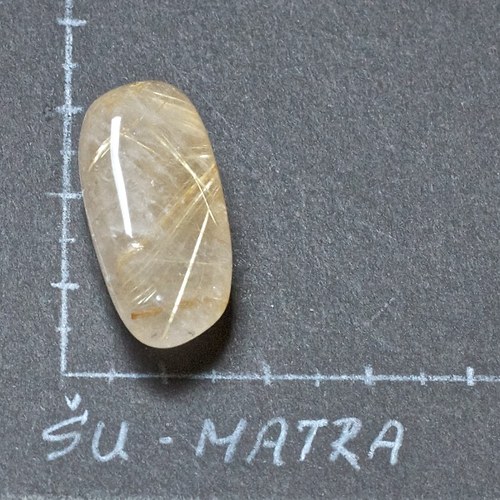 Sagenit (křišťál s rutilem) — foto 1