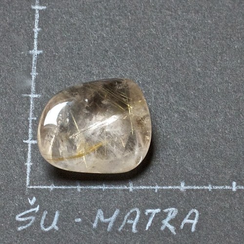 Sagenit (křišťál s rutilem) — foto 1