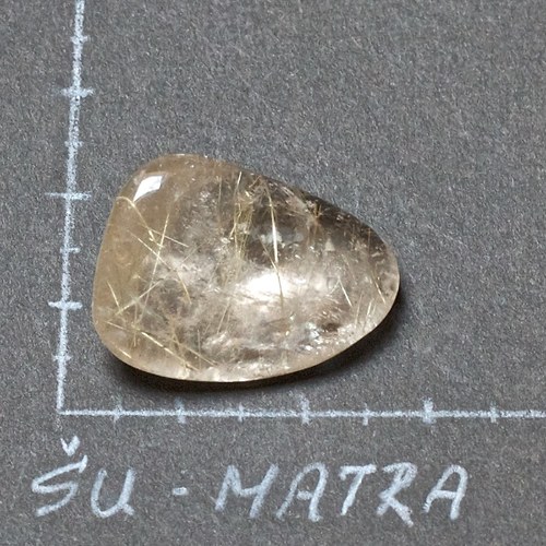 Sagenit (křišťál s rutilem) — foto 1