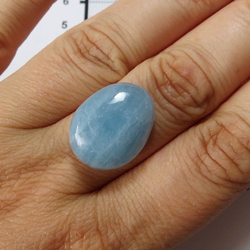 R Akvamarín Mozambik kabošon č.2 — foto 1
