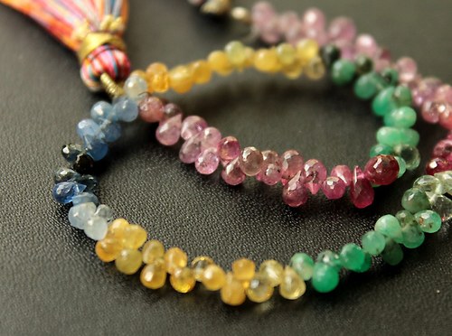 Natural Emerald-Ruby-Sapphire Brioletky — foto 1