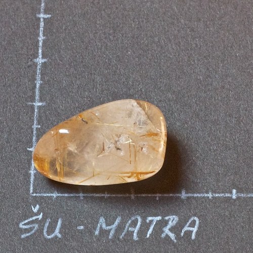 Sagenit (křišťál s rutilem) — foto 1